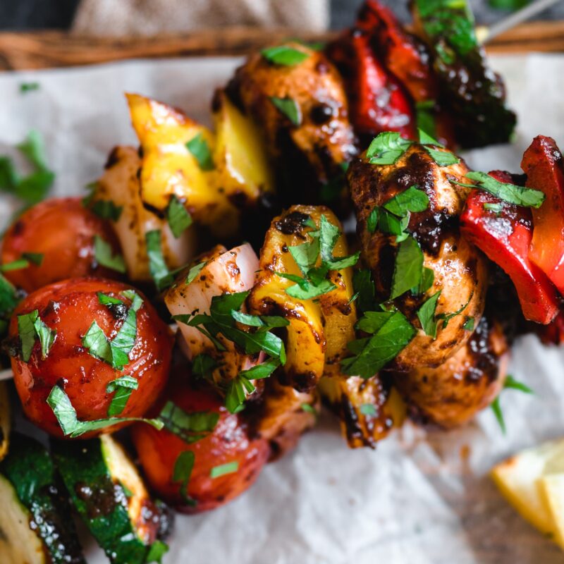 BBQ Groentespiezen